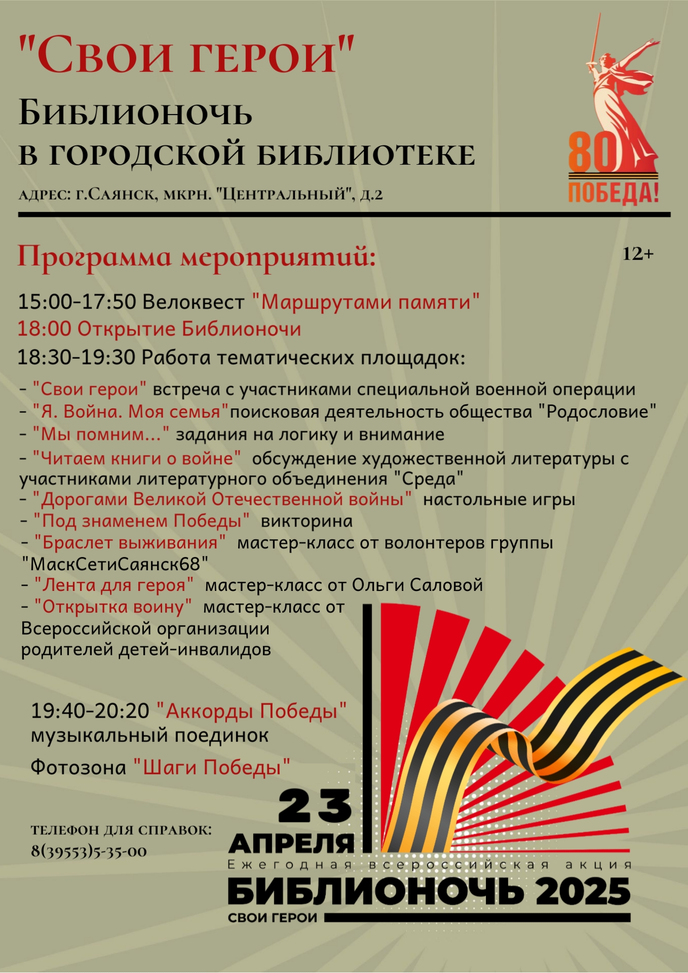 Библионочь в городской библиотеке ИТОГ ab995